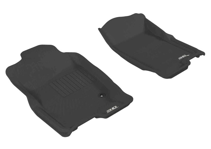 3D MAXpider 2006-2010 Ford Explorer Kagu 1st Row Floormat - Black-SR1 Performance