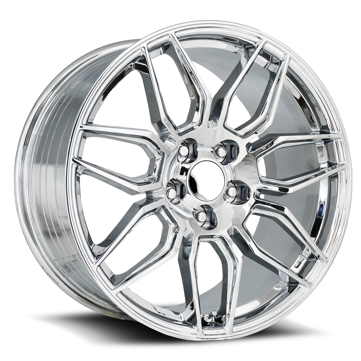 19X10 5X4.75 +40 HB 70.3 C8 Z06 CHROME WITH CAP-SR1 Performance