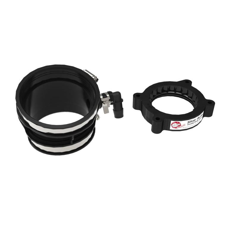 aFe 2020 Vette C8 Silver Bullet Aluminum Throttle Body Spacer / Works With Factory Intake Only - Blk-SR1 Performance