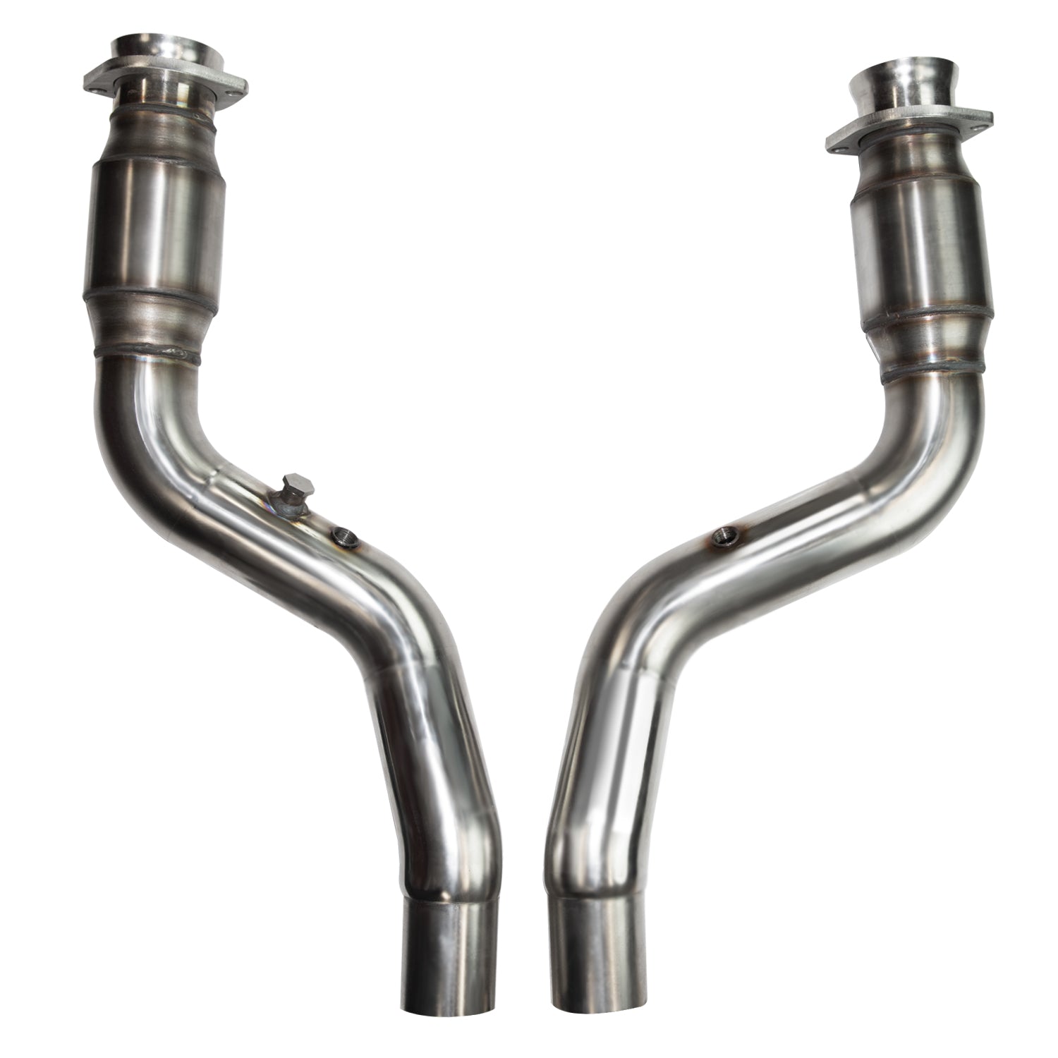 3" SS Catted OEM Connection Pipes W/EPS. 2012-2023 LX Platform 6.4L.