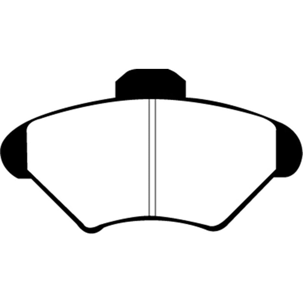 EBC Redstuff Ceramic Low Dust Front Brake Pads for 1994-1998 Ford Mustang