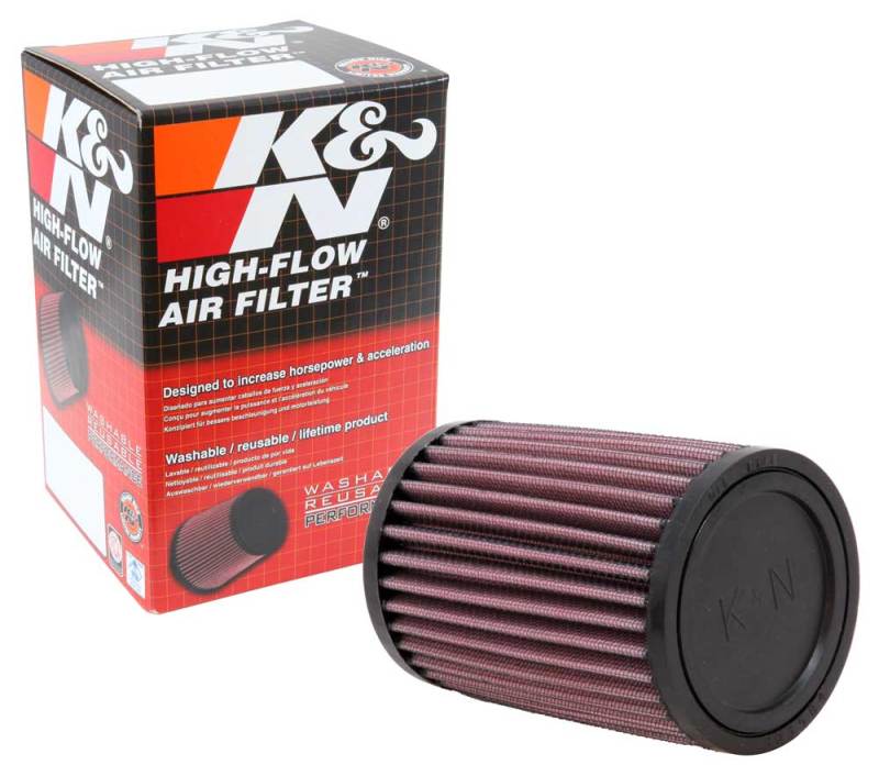 K&N Filter Universal Rubber Filter - Round Straight 3.5in Base OD x 3.5in Top OD x 5in H-SR1 Performance