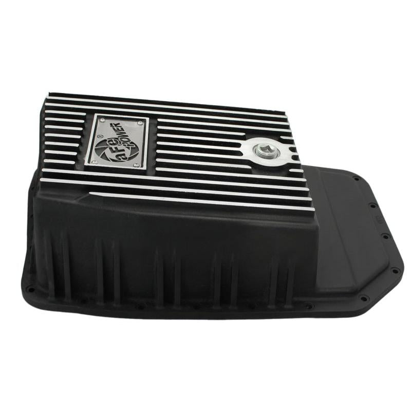 aFe Power Transmission Pan Black Machined 09-14 Ford 6R80 F-150 Trucks-SR1 Performance