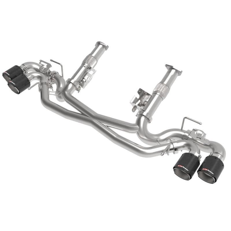 AFe MACH Force-Xp 304 Stainless Steel Cat-Back Exhaust Carbon 2020 Chevrolet Corvette C8-SR1 Performance