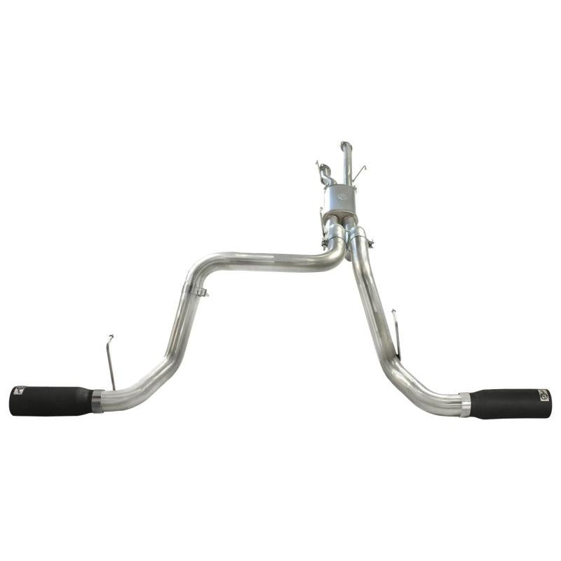 aFe MACHForce XP 2-1/2in to 3in 409 SS Cat-Back Exhaust w/ Black Tips 10-17 Toyota Tundra V8 5.7L