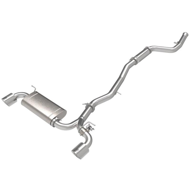 aFe POWER Takeda 2021 Toyota Supra 2.0L (t) 2.5in-3in 304 SS CB Exhaust w/ Polished Tips-SR1 Performance