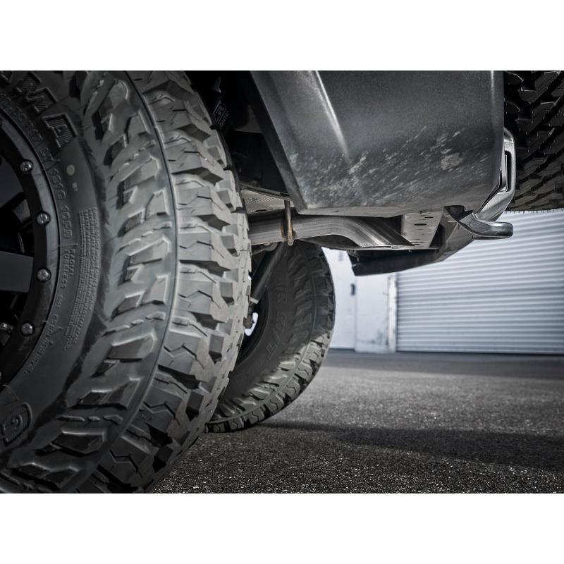 aFe MACH Force-Xp 2.5in 409SS Axle-Back Hi-Tuck Exhaust System 18-20 Jeep Wrangler (JL) V6 3.6L-SR1 Performance