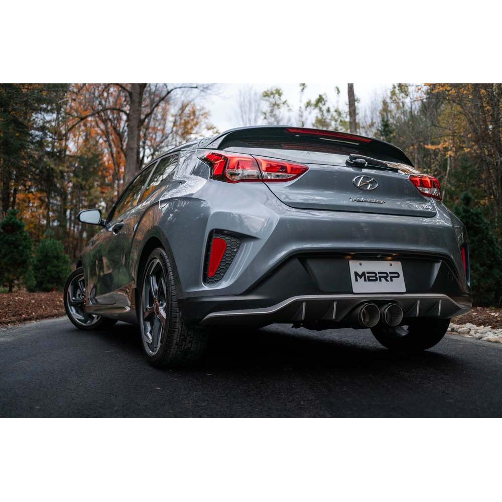 2019-2021 MBRP Hyundai Veloster Turbo Cat Back - Aluminized-SR1 Performance