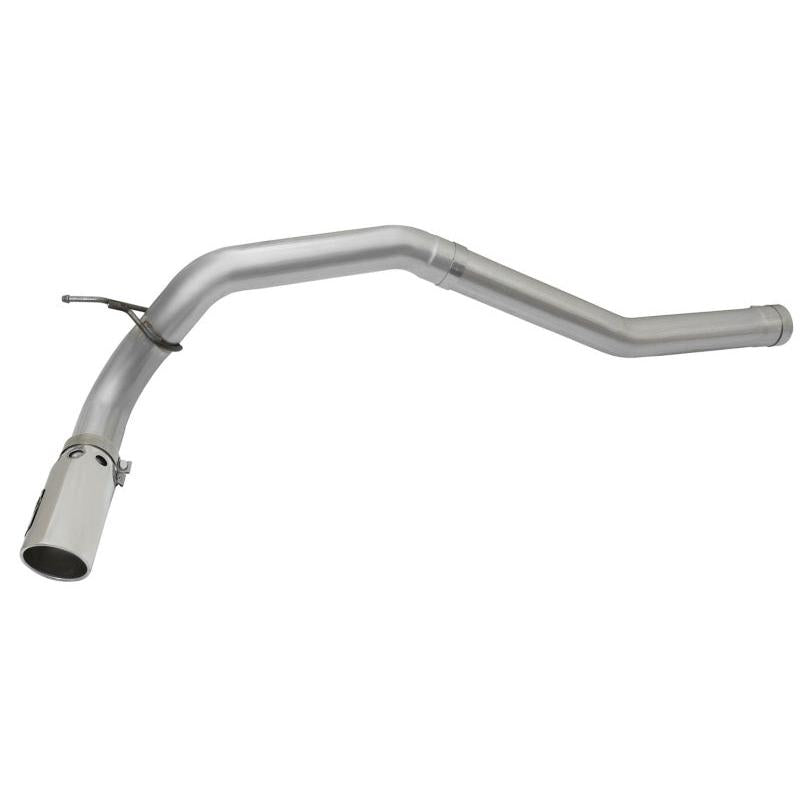 aFe LARGE Bore HD Exhausts 4in DPF-Back SS-409 2016 Nissan Titan XD V8-5.0L CC/SB (td)