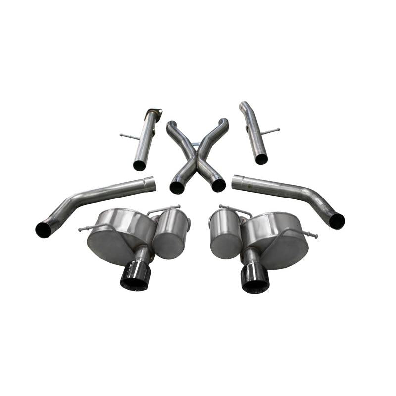 Corsa 2012-21 Jeep Grand Cherokee SRT 2.75in Dual Rear Xtreme Cat-Back Exhaust - Black PVD TipFinish-SR1 Performance