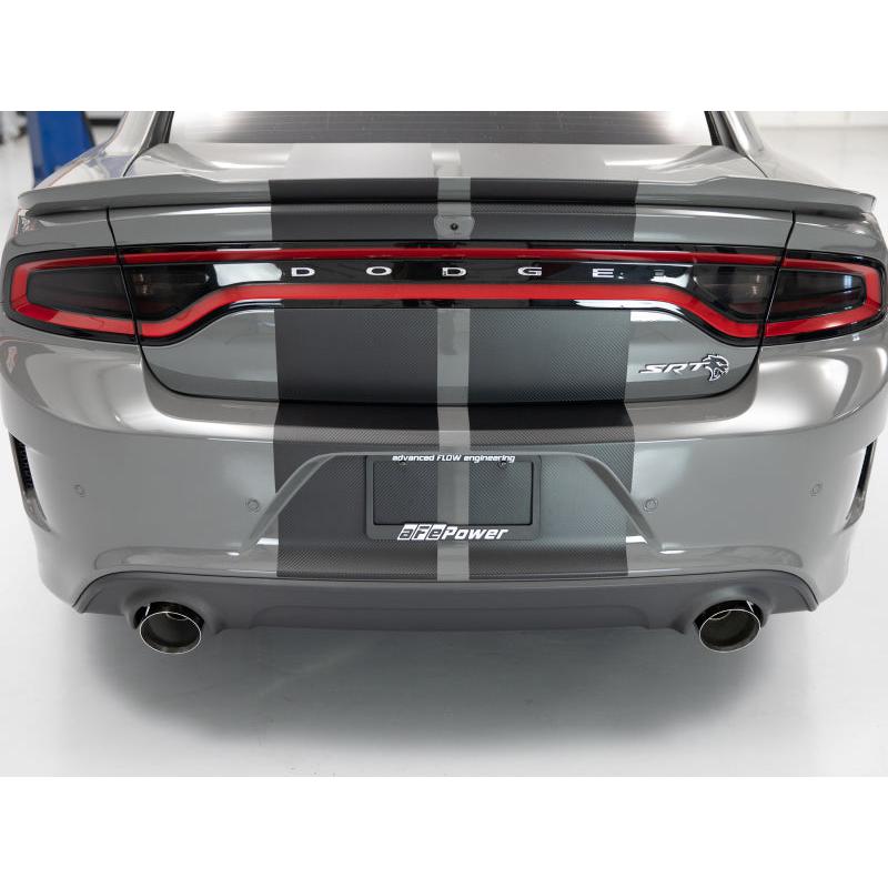 aFe MACH Force-XP 4-1/2in Polished OE Replacement Exhaust Tips - 15-19 Dodge Charger/Hellcat-SR1 Performance