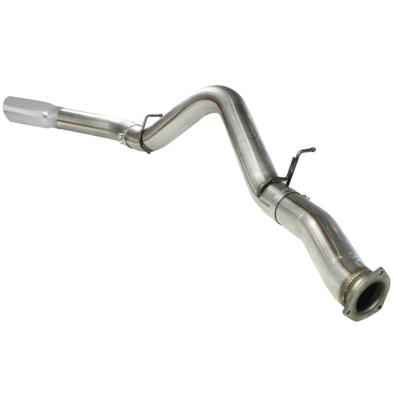 aFe MACHForce XP Exhaust 5in DPF-Polished, GM Diesel Trucks 07.5-10 V8-6.6L 9(td) LMM-SR1 Performance