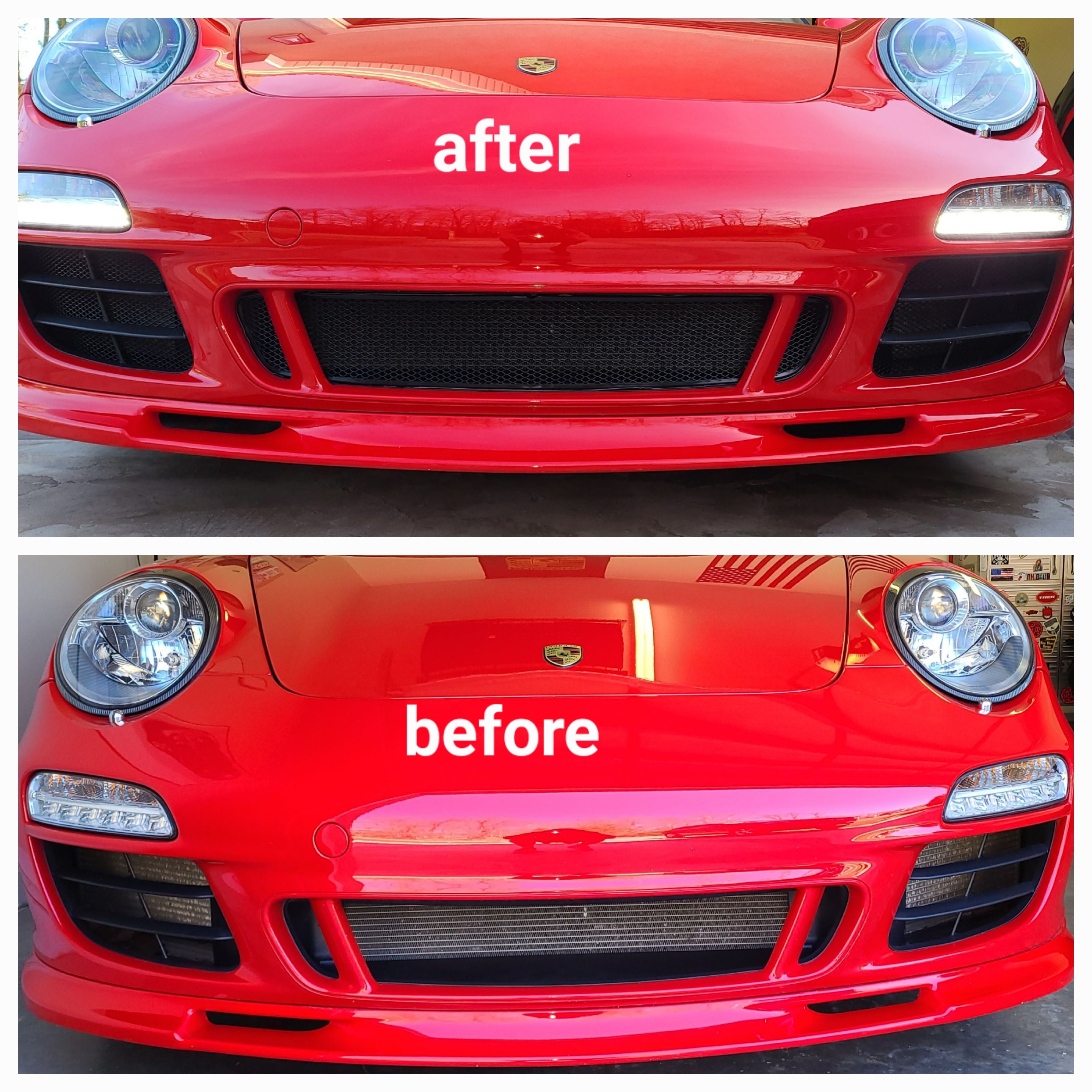 Porsche 911 997.2 GTS Side Radiator Grilles Mesh (left and right)