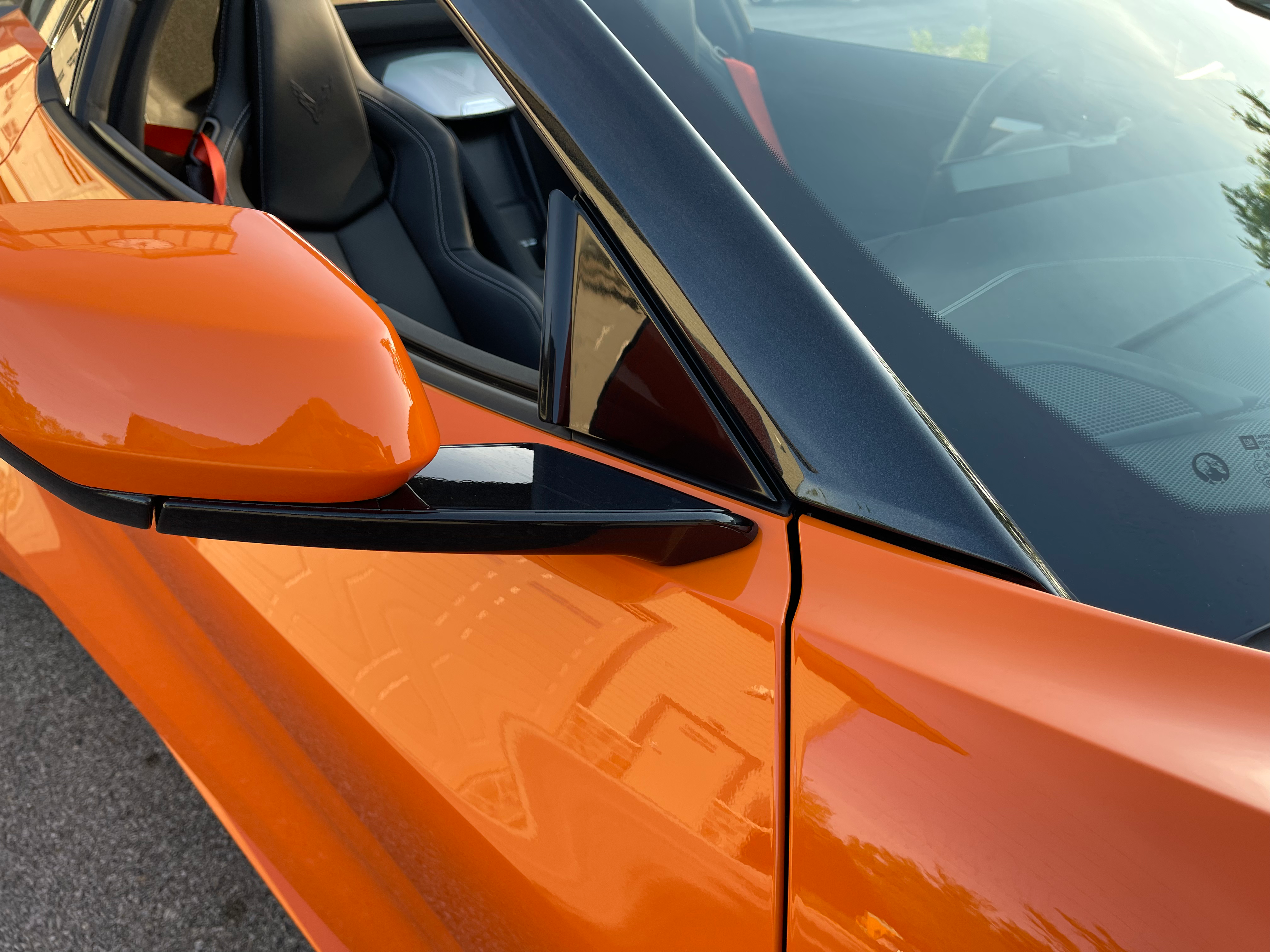 C8 Corvette 2020 - 2026 Carbon Fiber Wind Diffuser - Anti-Buffeting Insert