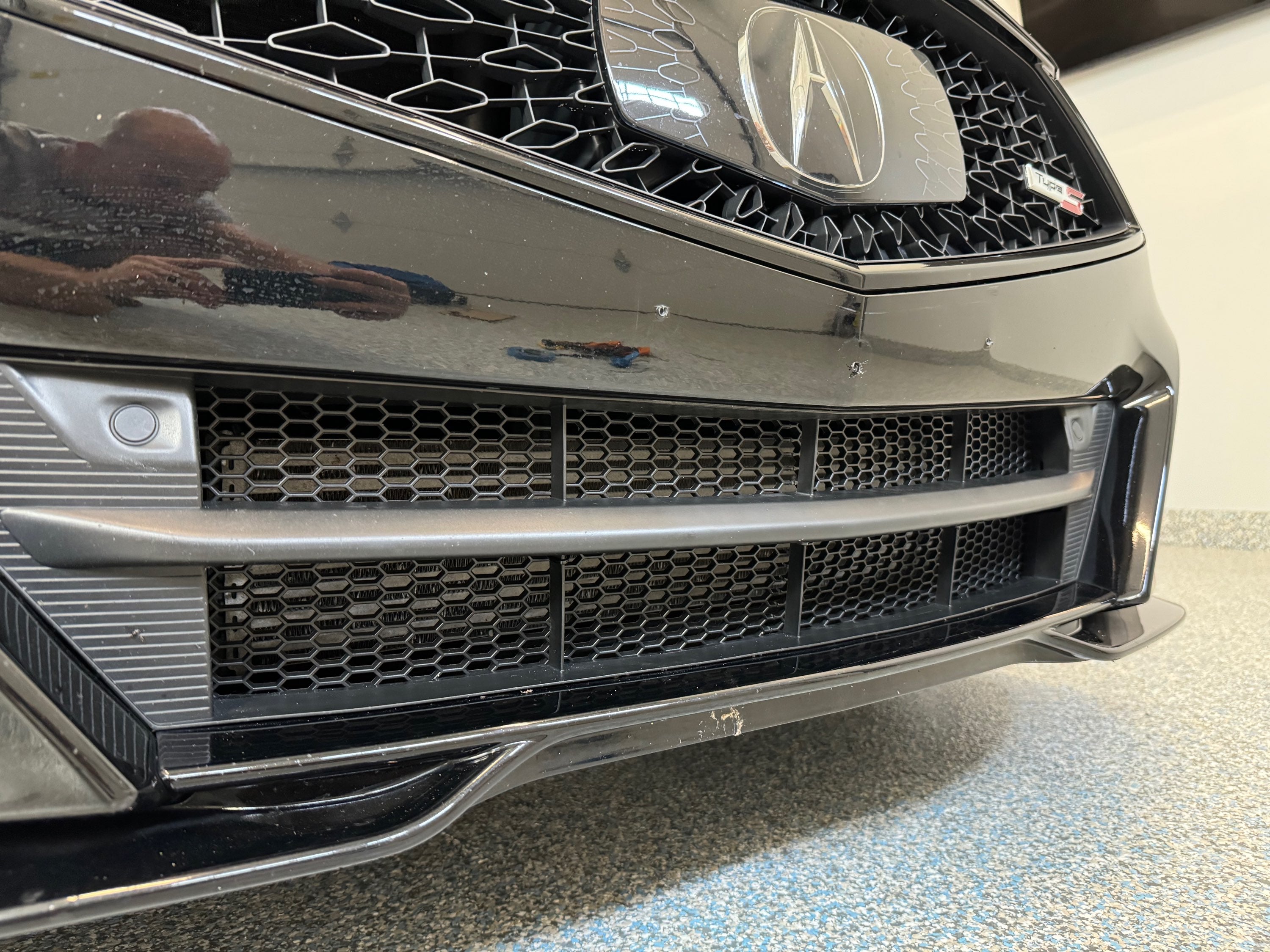 2021+ Front Intercooler Mesh Grilles for Acura TLX Base, A-Spec, and Type S