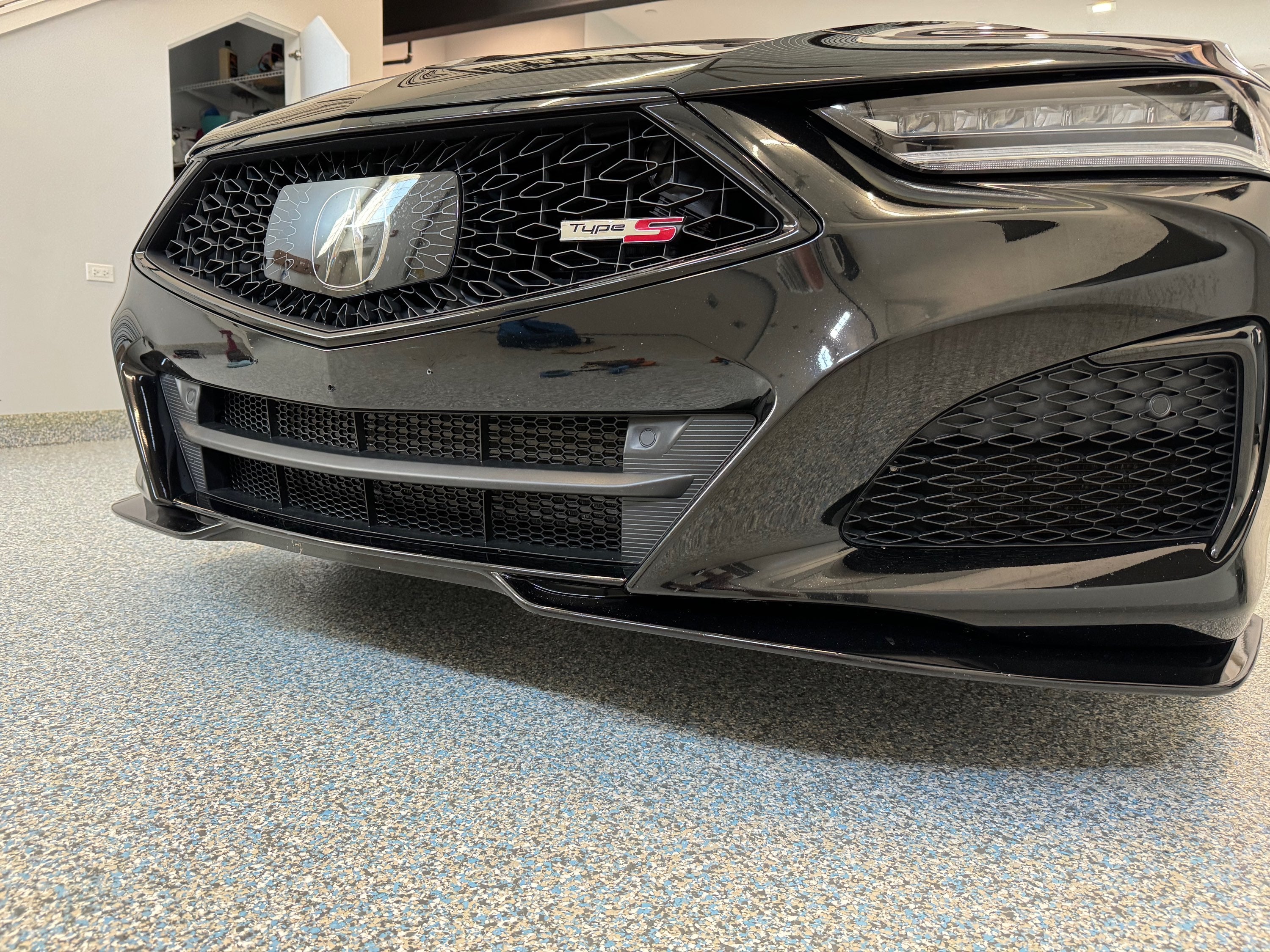 2021+ Front Intercooler Mesh Grilles for Acura TLX Base, A-Spec, and Type S