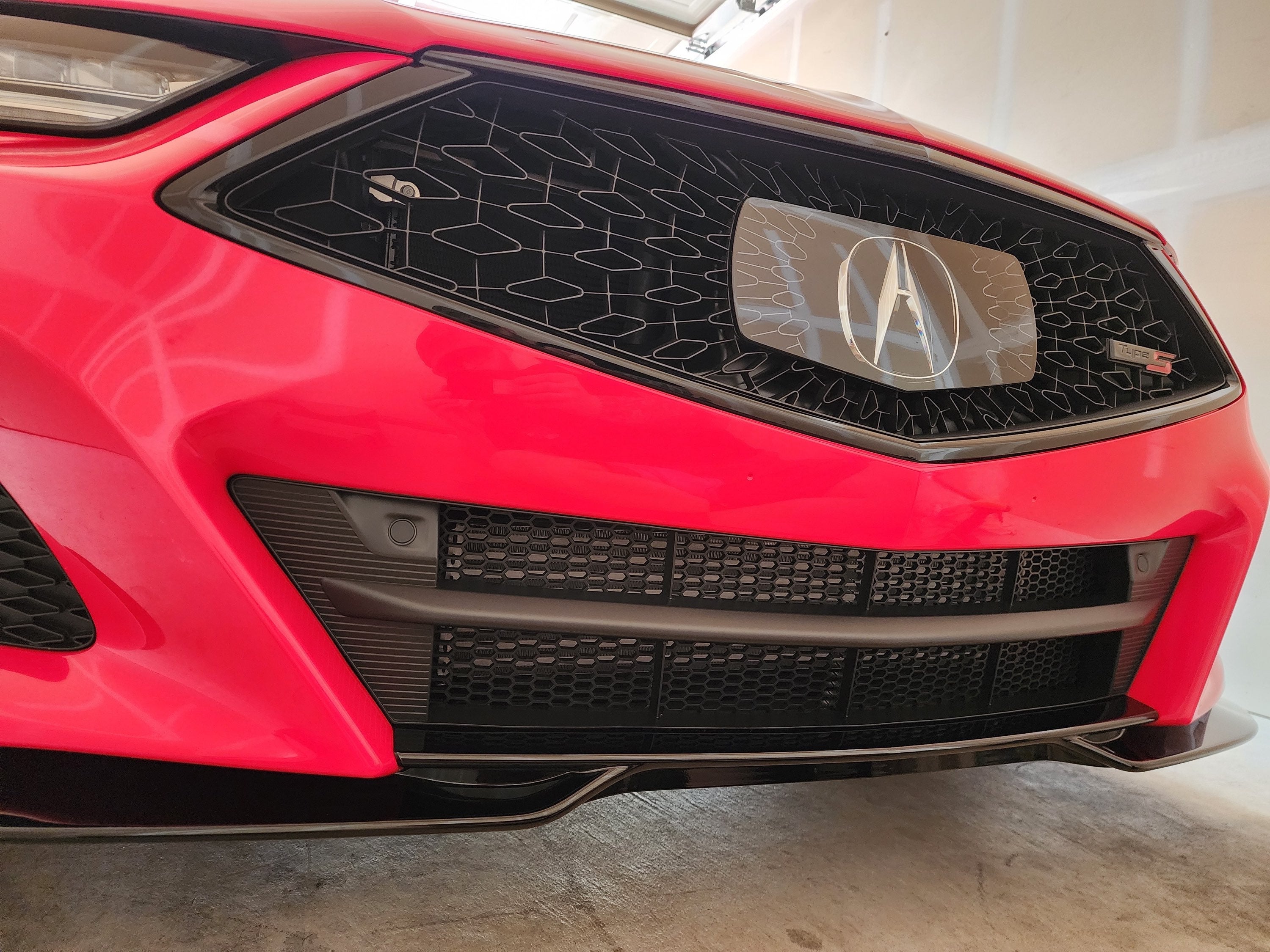 2021+ Front Intercooler Mesh Grilles for Acura TLX Base, A-Spec, and Type S
