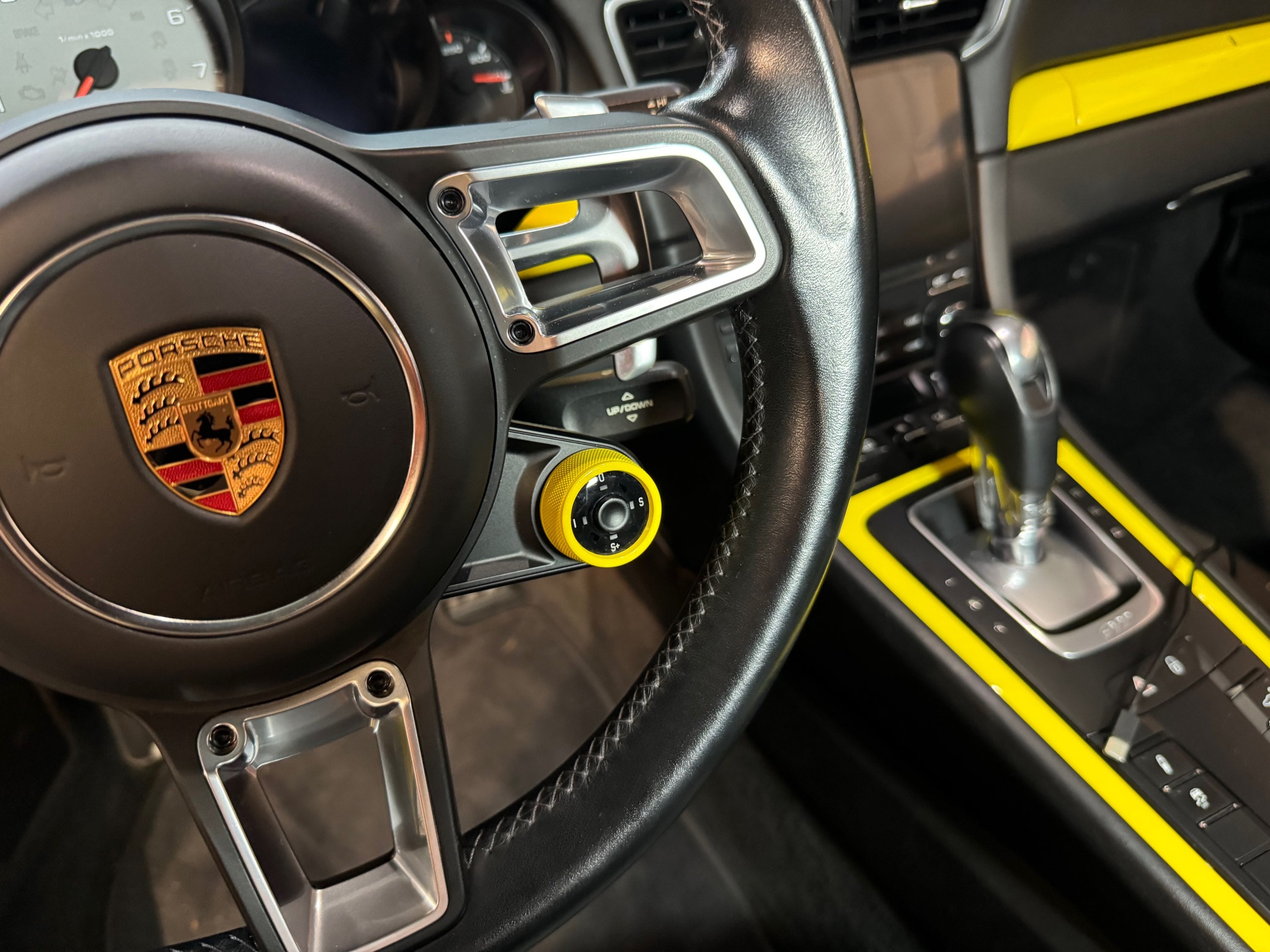 Custom Aluminum Mode Selector Switch Porsche 911, Macan, Panamera, Boxster & Cayman