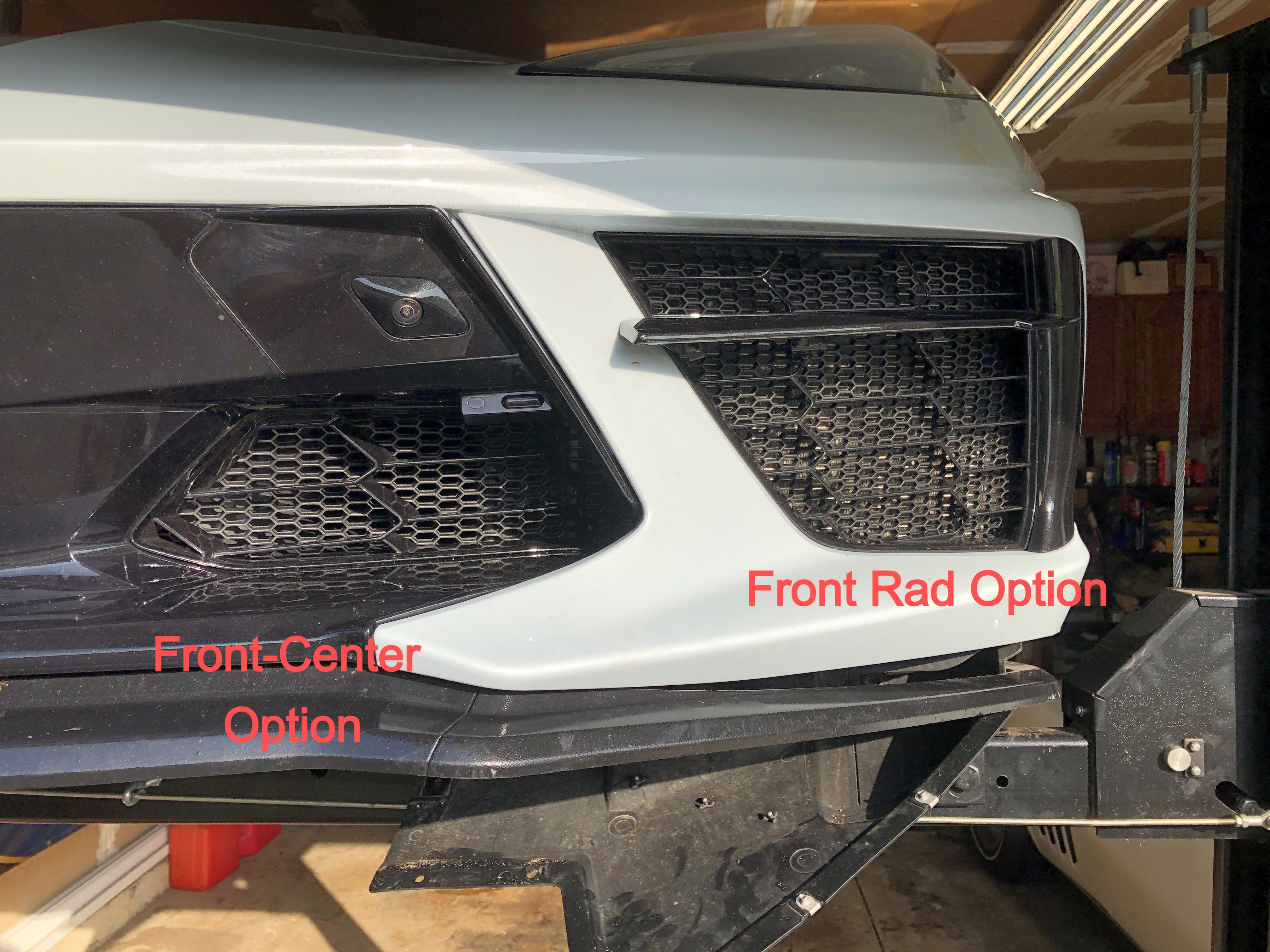 C8 Stingray Corvette 2020 - 2026 HEXAGON ABS Plastic Radiator Grille Screens