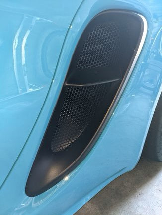 Porsche 718 2020+ 4.0 Boxster & Cayman Spyder & GT4 Side Intake Radiator Grilles