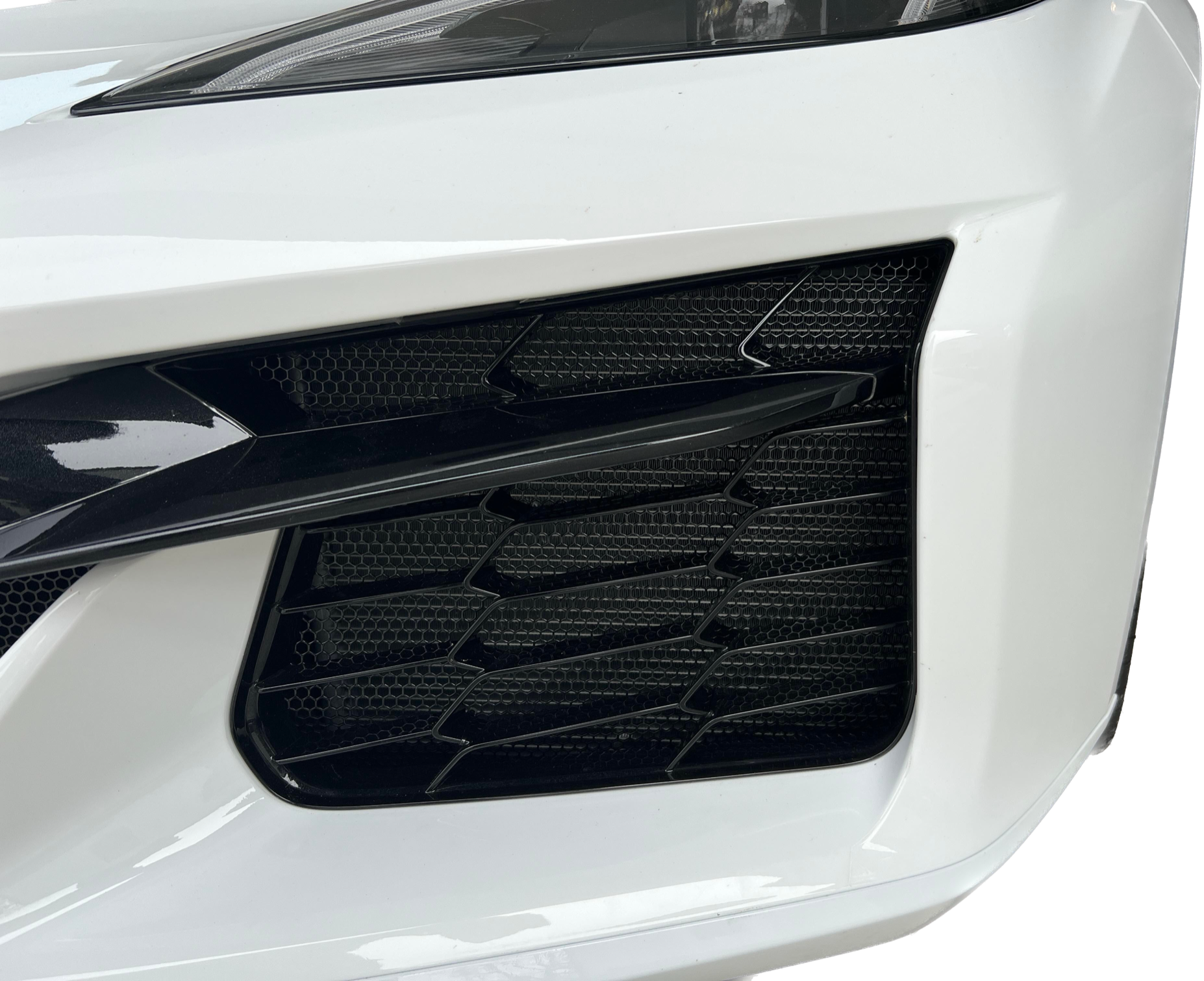 C8 Z06, ZR-1, E-Ray Corvette 2023-2026 ALUMINUM HEXAGON Radiator Grille Screens