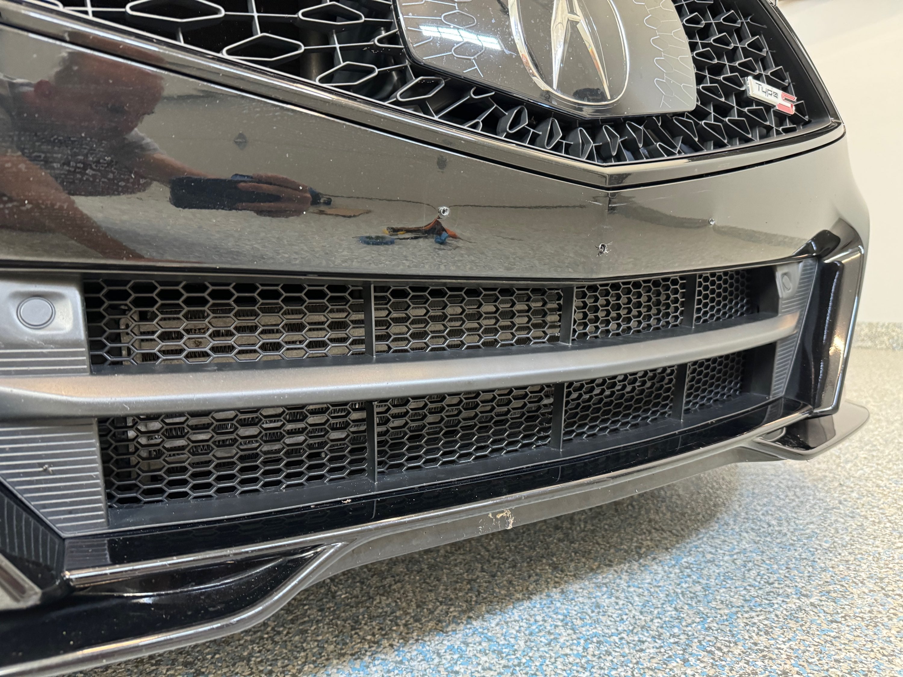 2021+ Front Intercooler Mesh Grilles for Acura TLX Base, A-Spec, and Type S