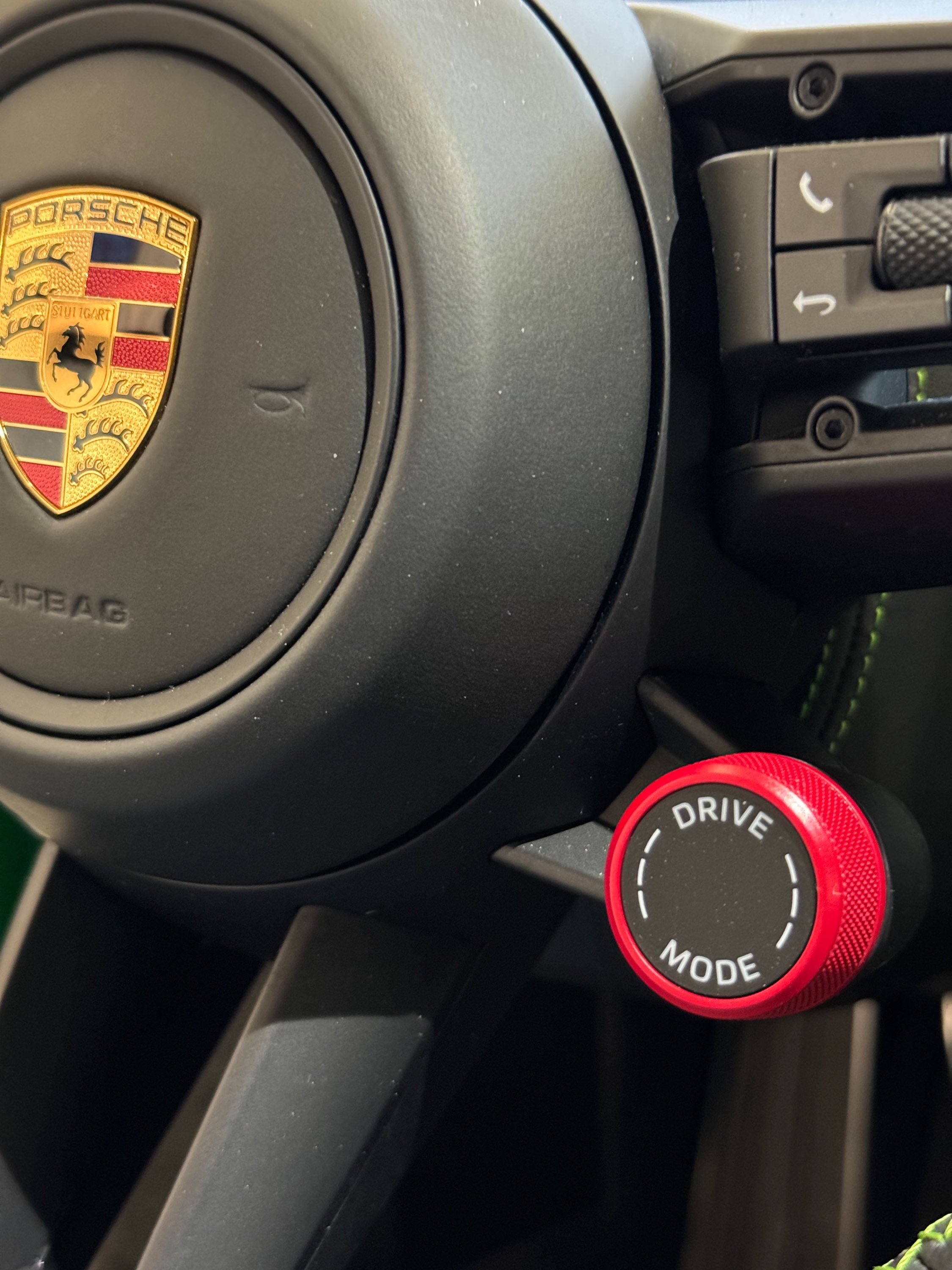 Porsche Aluminum Mode Selector Switch For Custom Look
