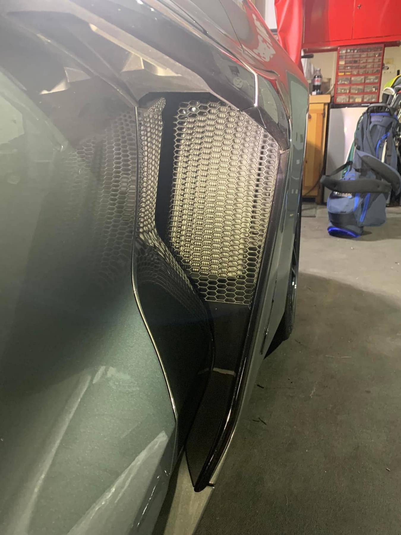 C8 Z06 and E-Ray Corvette 2023+ ABS BLACK SIDE INTAKE Mesh Grille