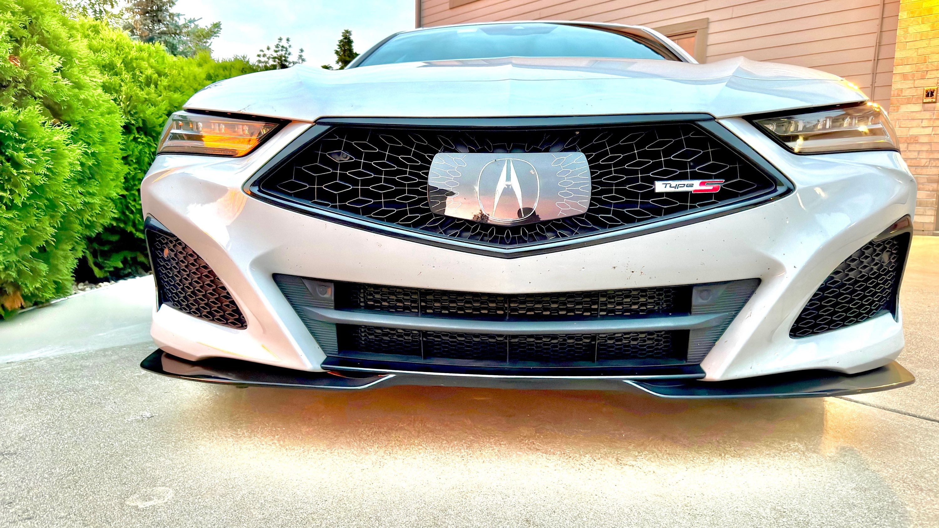 2021+ Front Intercooler Mesh Grilles for Acura TLX Base, A-Spec, and Type S