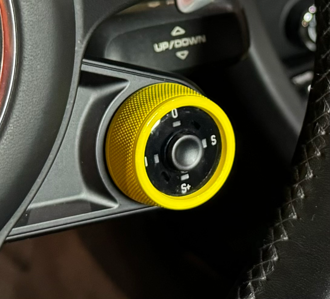 Custom Aluminum Mode Selector Switch Porsche 911, Macan, Panamera, Boxster & Cayman