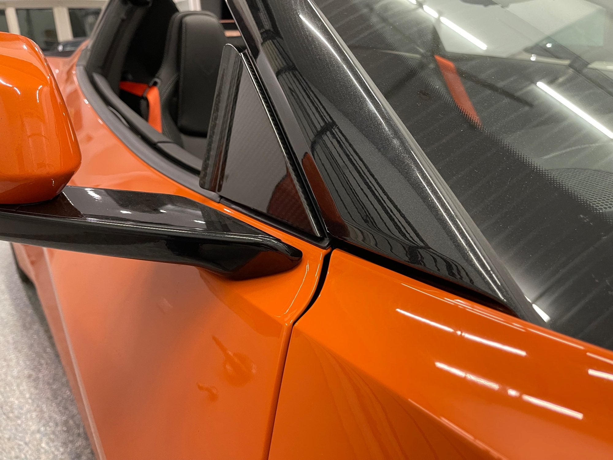 C8 Corvette 2020 - 2026 Carbon Fiber Wind Diffuser - Anti-Buffeting Insert