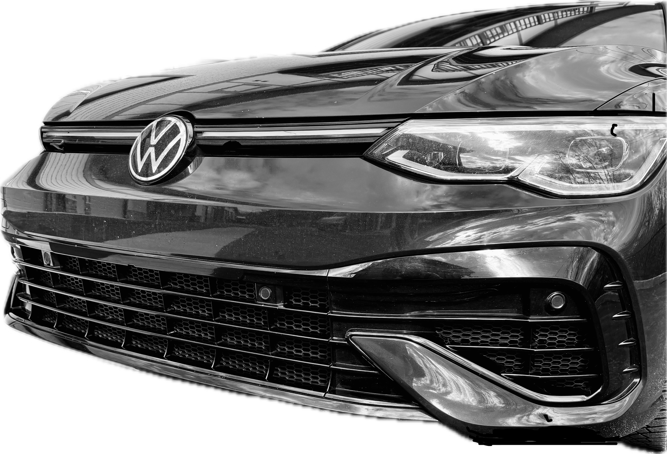 Volkswagen Golf R Mk 8 2022-2024 Front Radiator Intercooler Mesh Grille