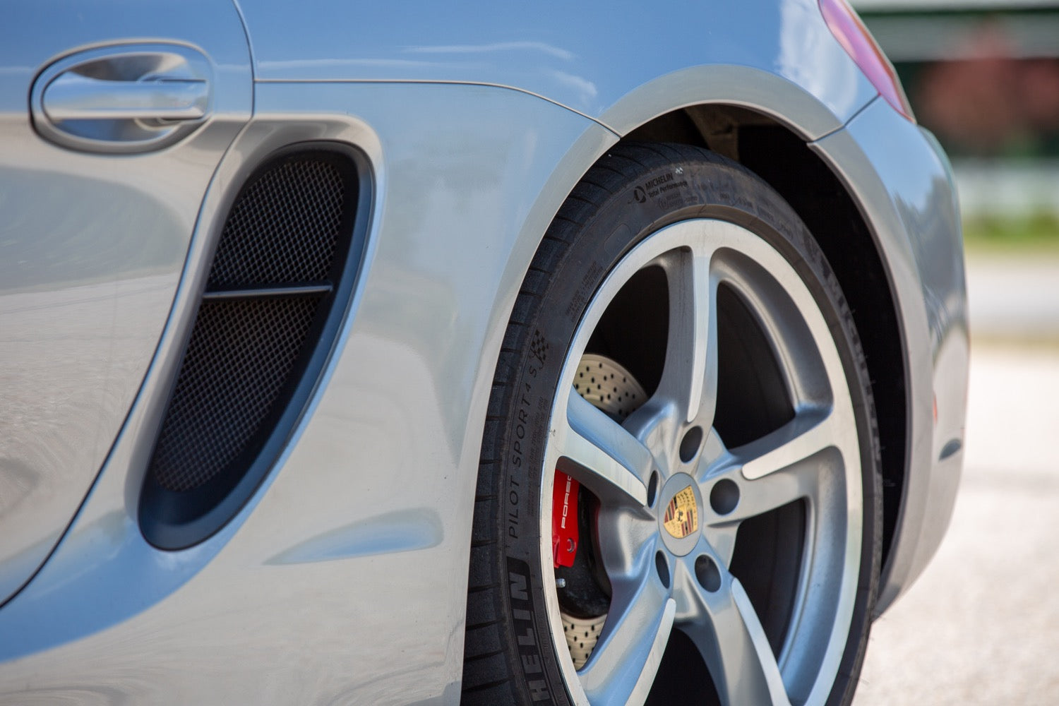Porsche 981 Cayman and Boxster Side Intake Mesh Grilles