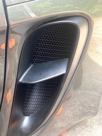 Porsche 718 2020+ 4.0 Boxster & Cayman Spyder & GT4 Side Intake Radiator Grilles