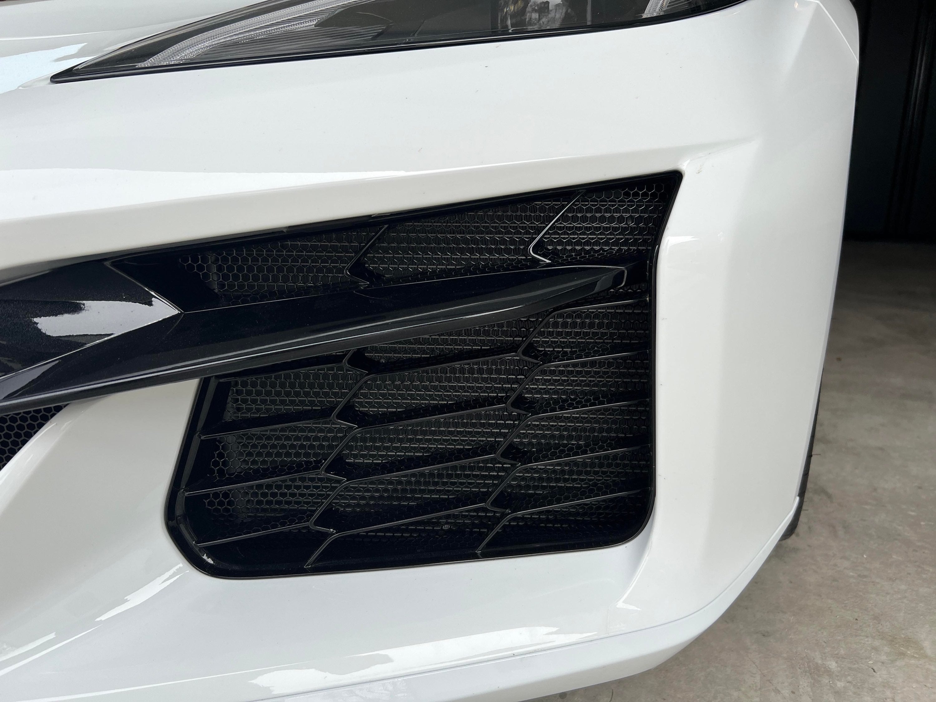 C8 Z06, ZR-1, E-Ray Corvette 2023-2026 ALUMINUM HEXAGON Radiator Grille Screens