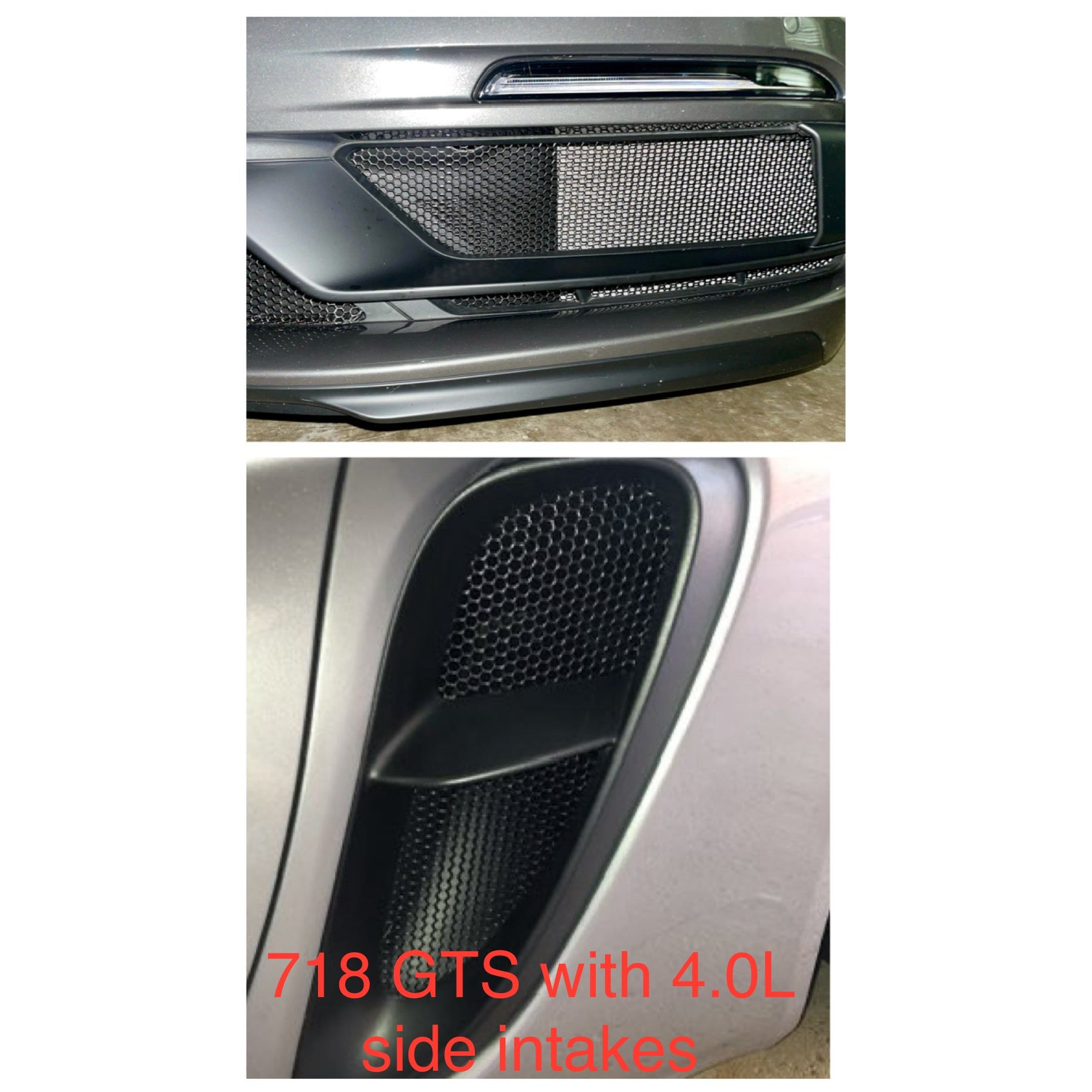 Porsche 718 Grille Mesh for 2017-2025 GTS Boxster and Cayman