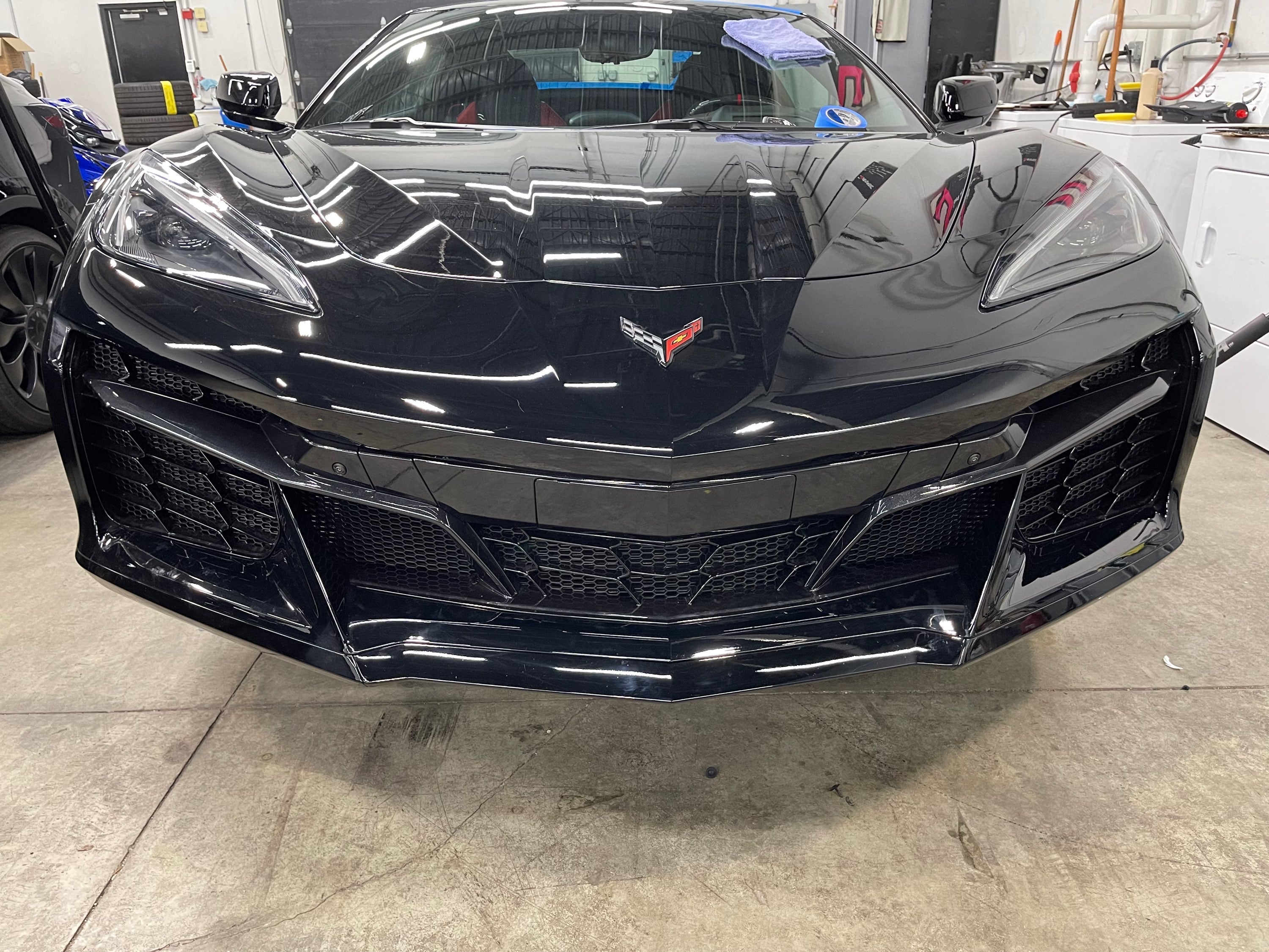 C8 Z06, ZR-1 and E-Ray Corvette 2023-2026 ABS HEXAGON Radiator Grill Screen