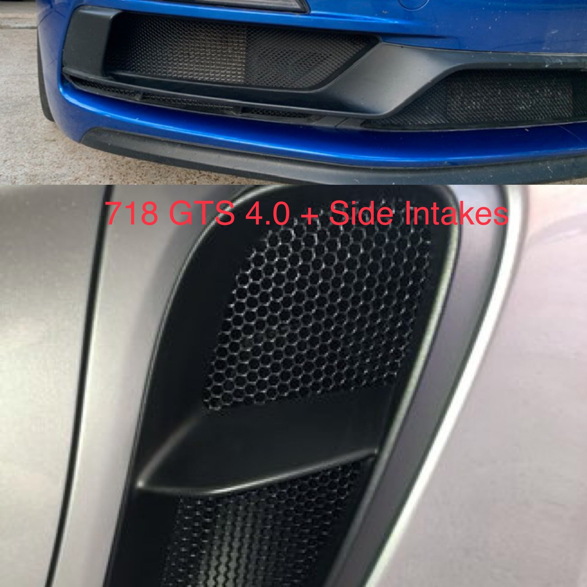 Porsche 718 Grille Mesh for 2017-2025 GTS Boxster and Cayman