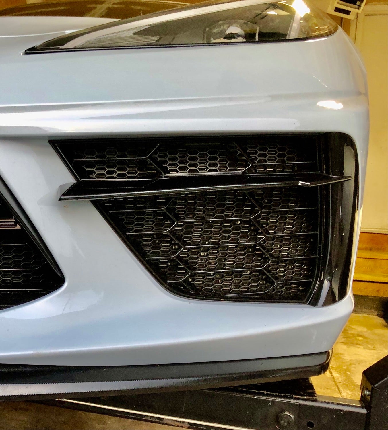 C8 Stingray Corvette 2020 - 2026 HEXAGON ABS Plastic Radiator Grille Screens