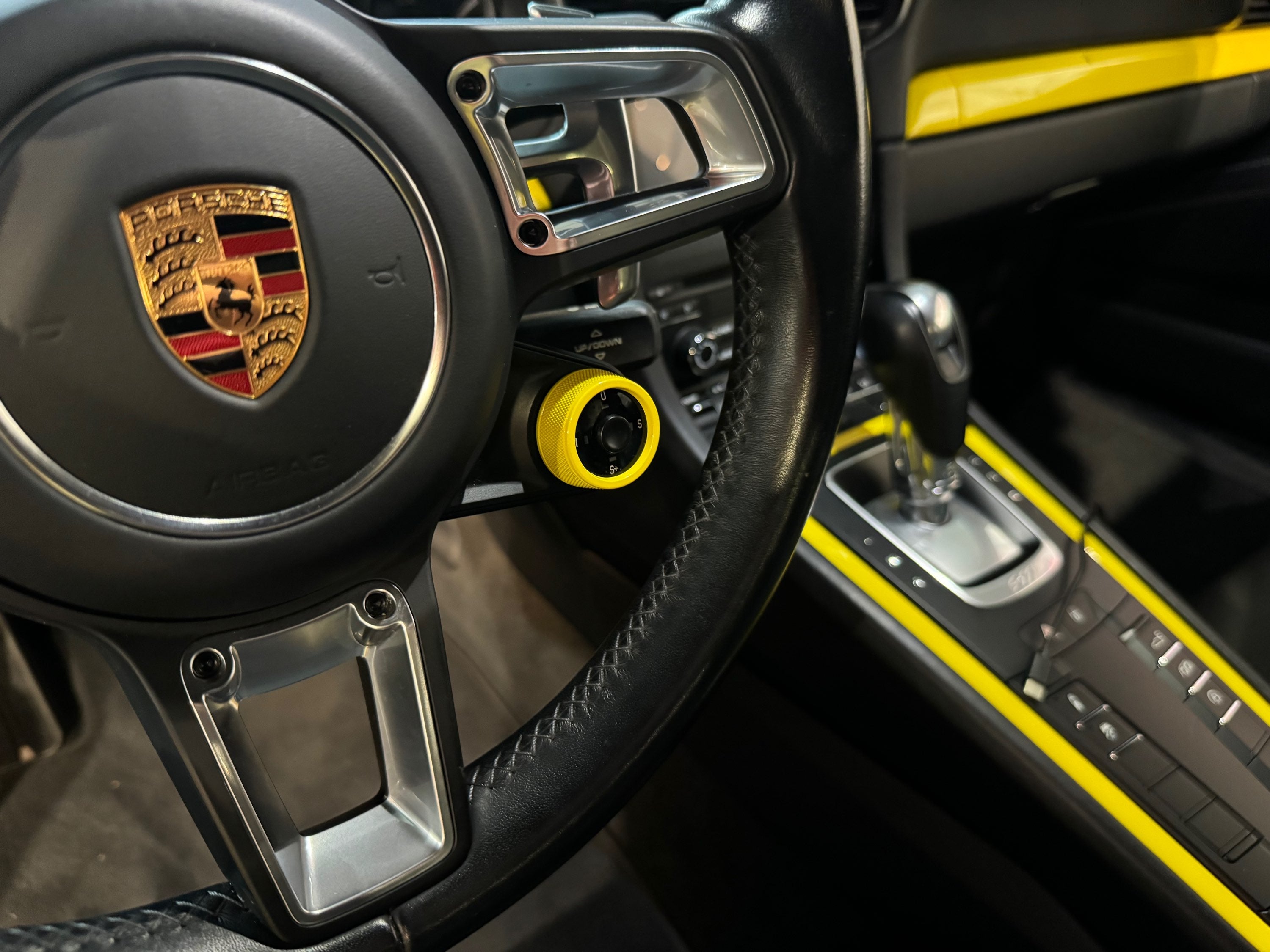 Custom Aluminum Mode Selector Switch Porsche 911, Macan, Panamera, Boxster & Cayman