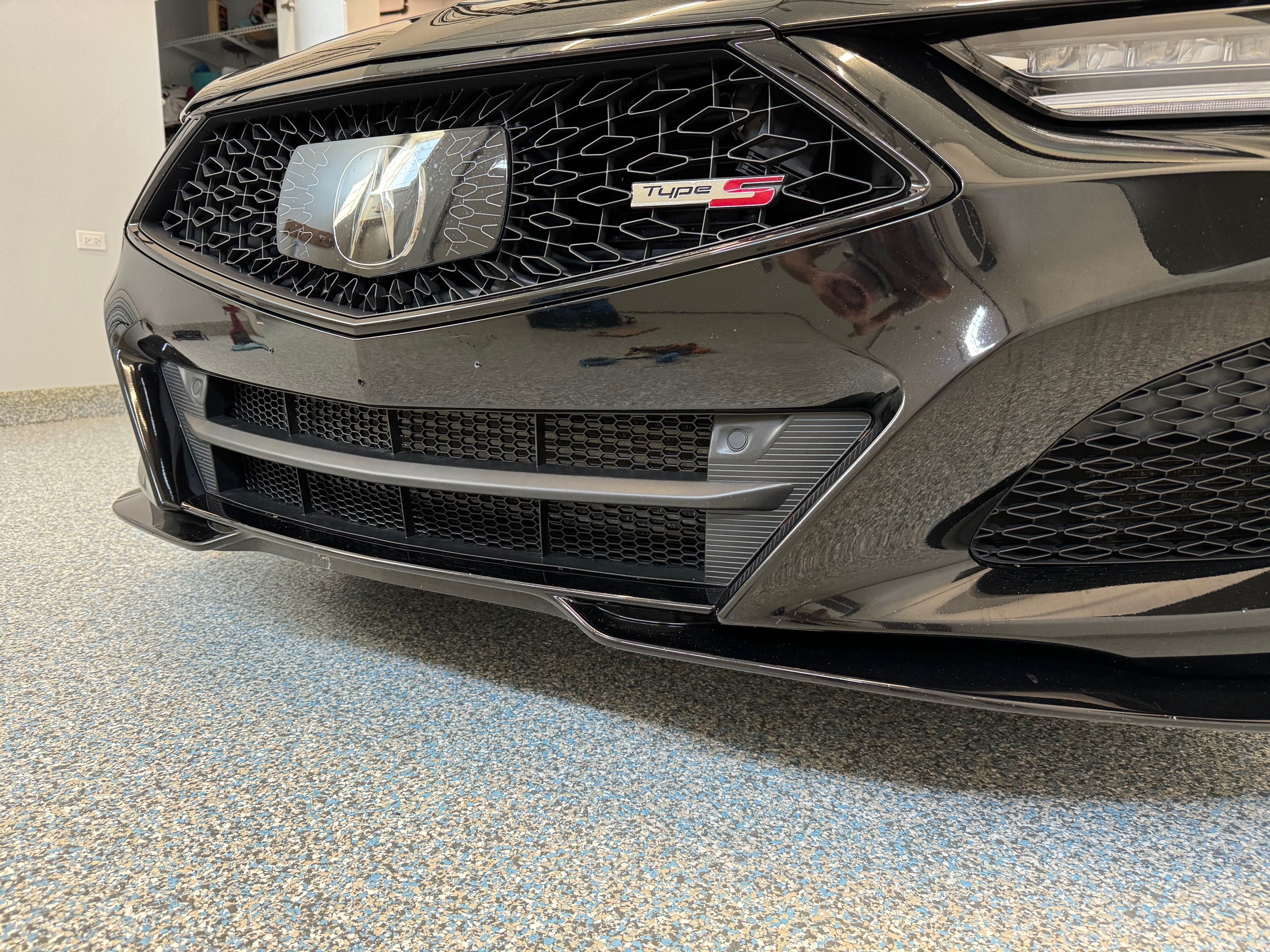 2021+ Front Intercooler Mesh Grilles for Acura TLX Base, A-Spec, and Type S