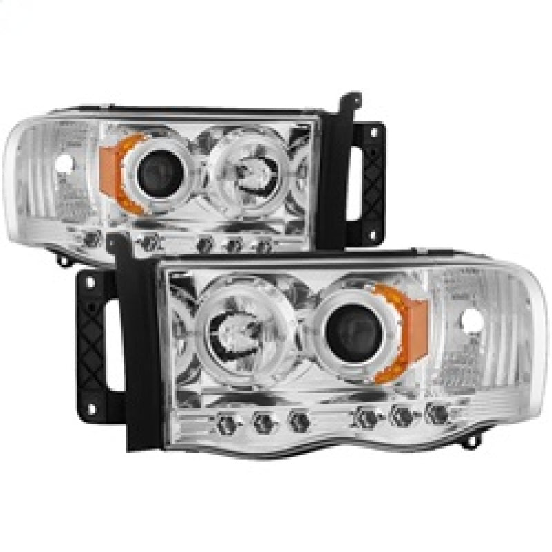 Spyder Dodge Ram 1500 02-05/Ram 2500 03-05 Projector Headlights LED Halo LED Chrm PRO-YD-DR02-HL-C-SR1 Performance