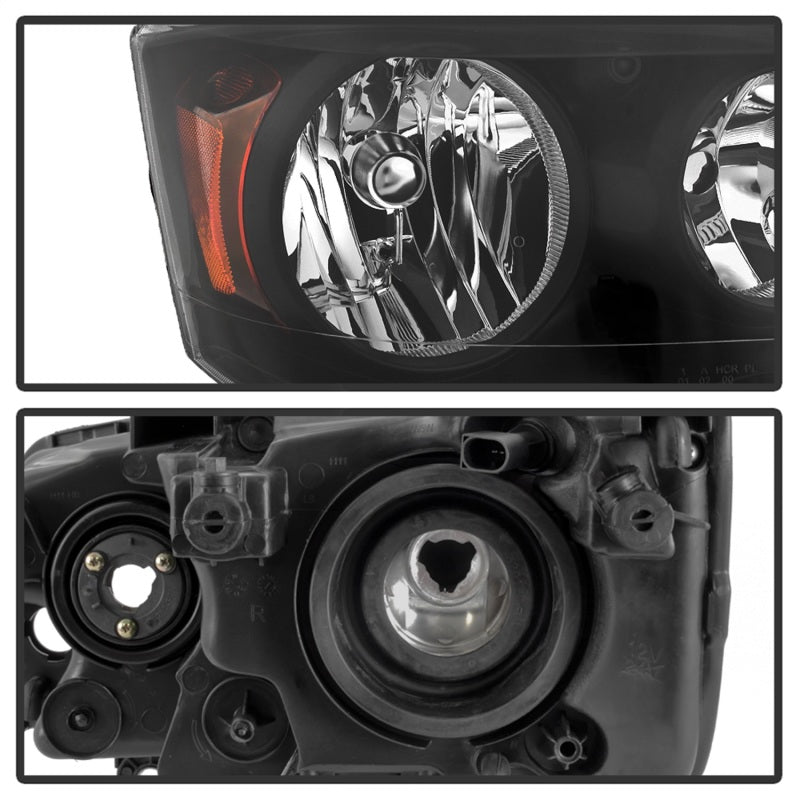 xTune 11-17 Dodge Grand Caravan OEM Style Headlights - Black (HD-JH-CHRTC08-AM-BK)-SR1 Performance