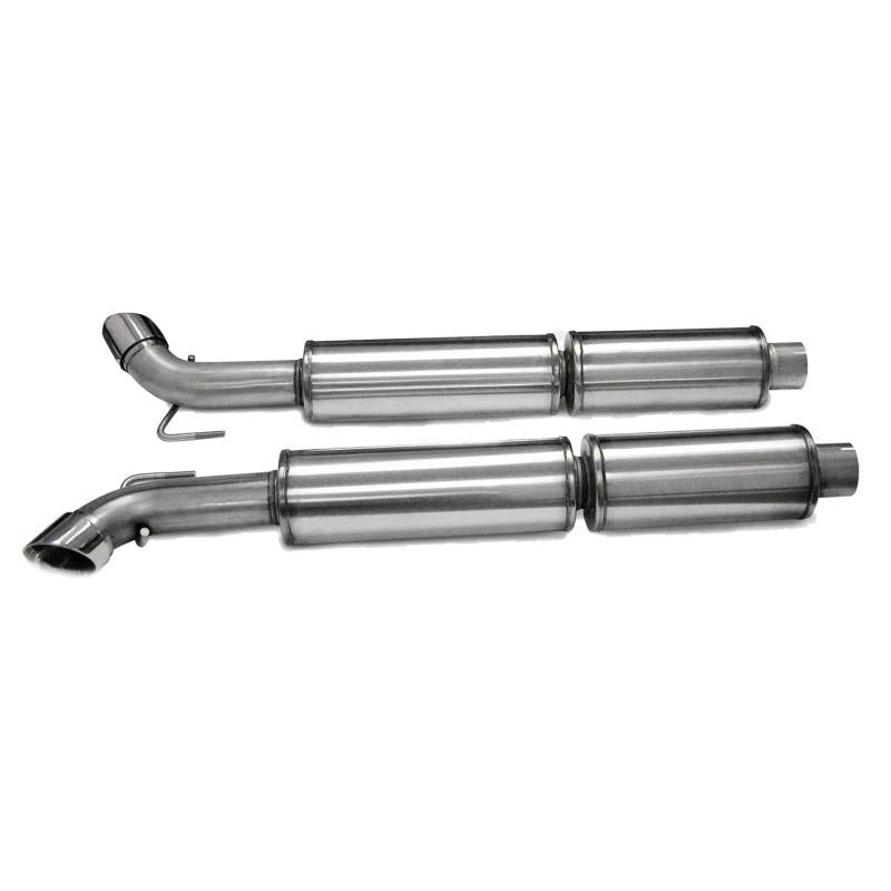 Corsa 2003-06 Dodge Viper 8.3L Polished Sport Cat-Back Exhaust (2.5in Inlet for Use w/ Stock Conv.)