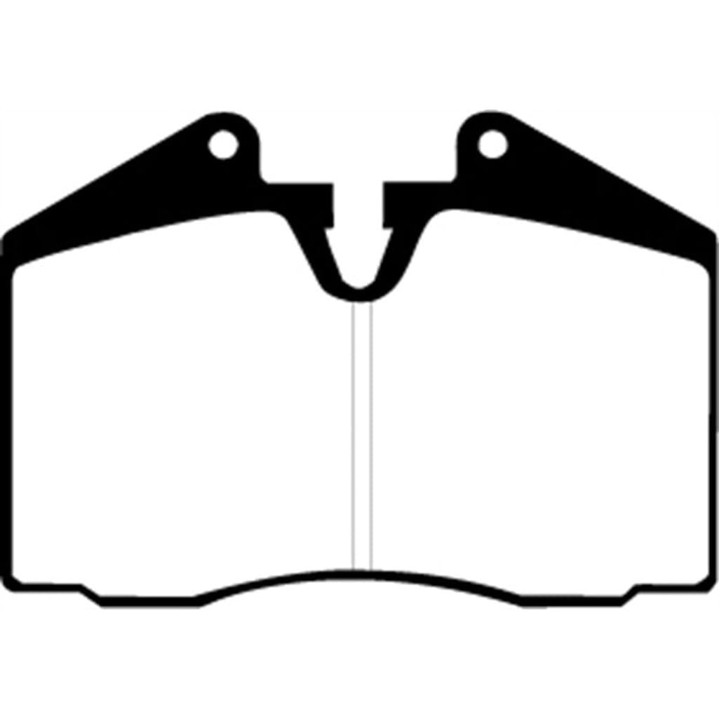 EBC Yellowstuff Brake Pads for Porsche 911 and 928 – Part No. DP4612R