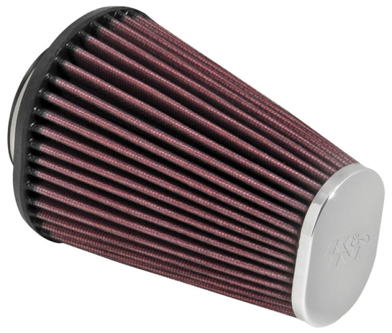 K&N Universal Clamp-On Air Filter 2-7/16in Flange 4-1/2x3-3/4in Base 3x2in Top 6in Height-SR1 Performance