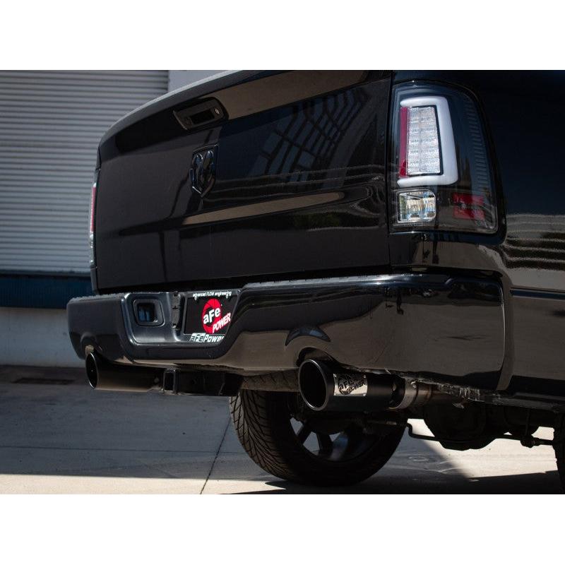 aFe 09-18 Ram 1500 V8 5.7L Hemi Gemini XV 3in 304 SS Cat-Back Exhaust w/ Black Tips-SR1 Performance