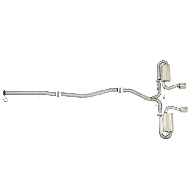aFe Takeda 3in 304 SS Cat-Back Exhaust System w/ Polished Tips 2017 Honda Civic Si I4 1.5L (t)-SR1 Performance