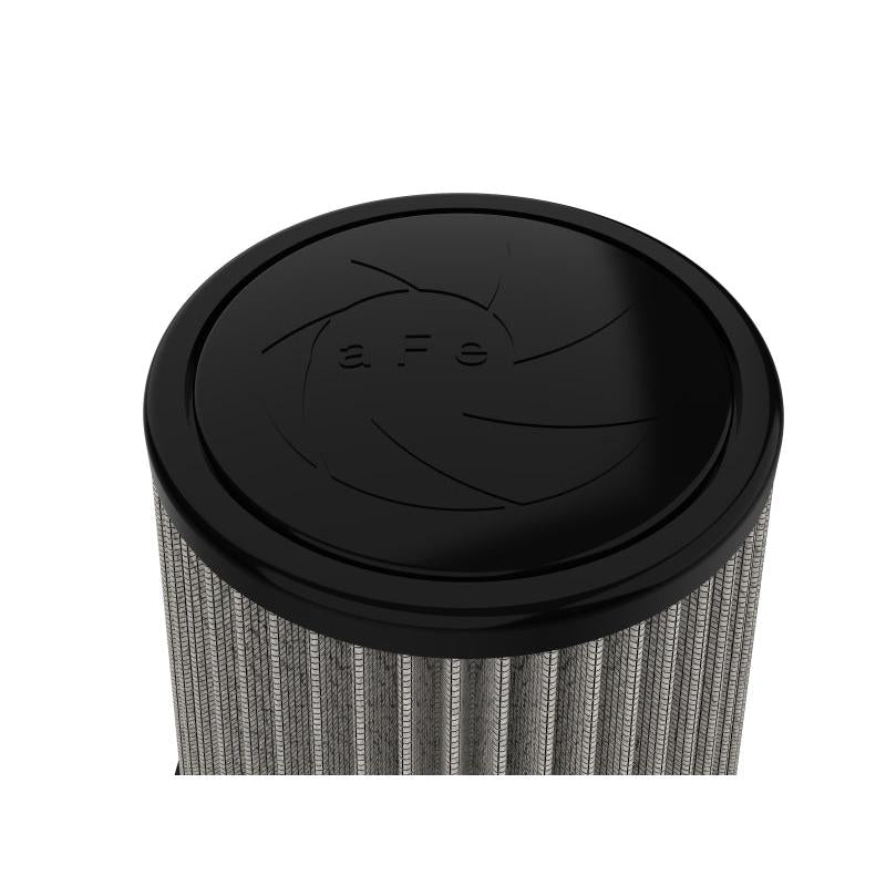 aFe MagnumFLOW Pro Dry S Air Filter 4in F x 6in B MT2 x 4-3/4 T x 7in H (Inverted)-SR1 Performance