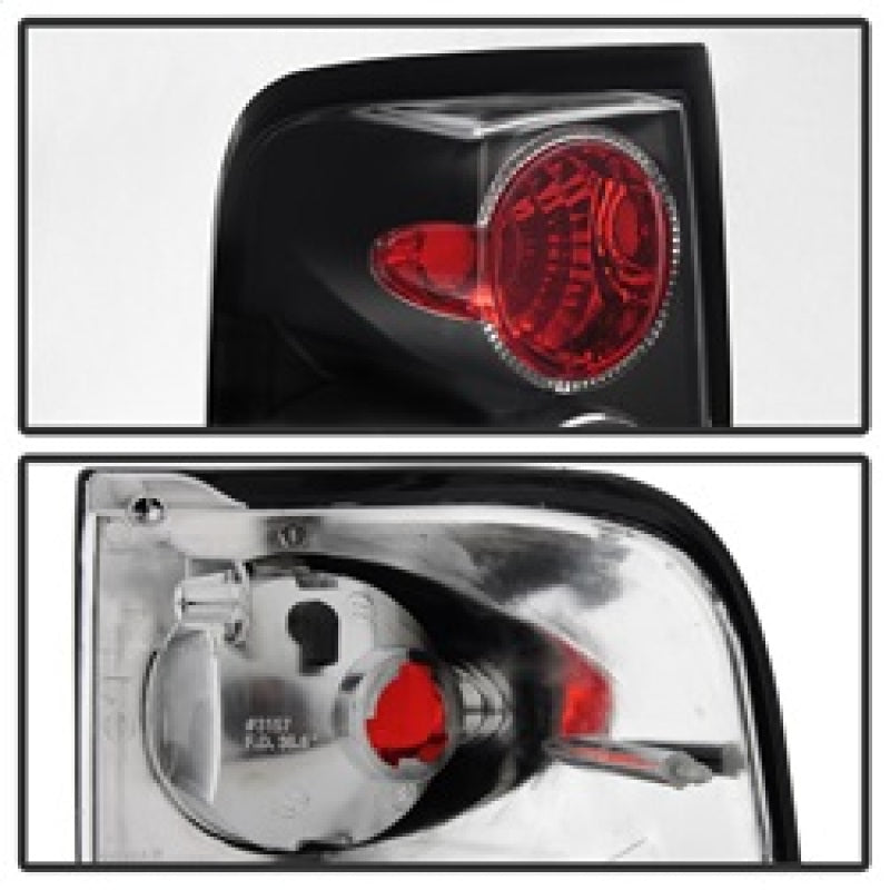 Spyder Ford F150 side 04-08 (Not Fit Heritage & SVT)Euro Tail Lights Blk ALT-YD-FF15004-BK-SR1 Performance